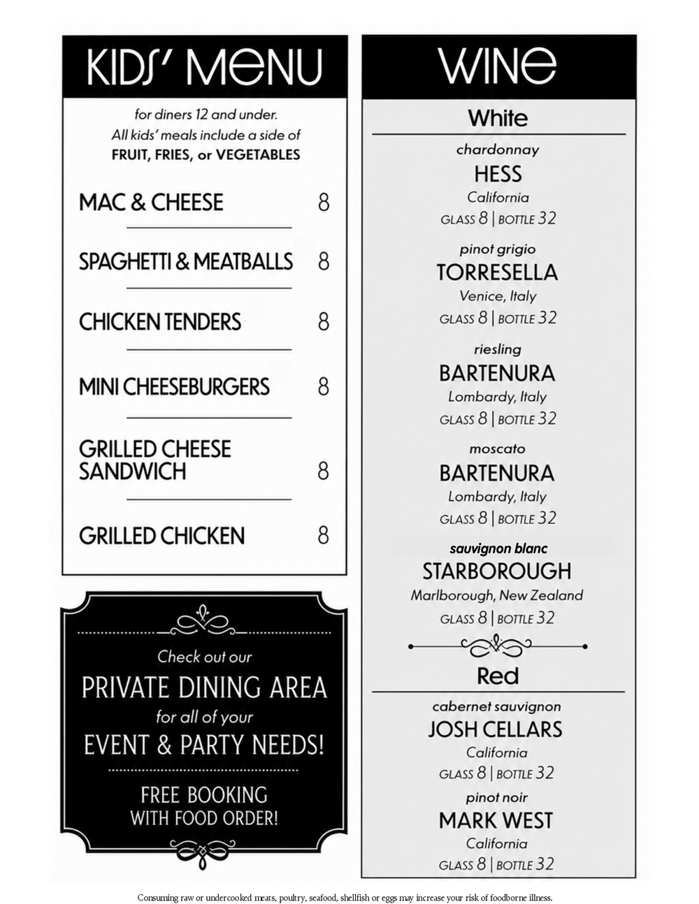 Restaurant Menu Page 7